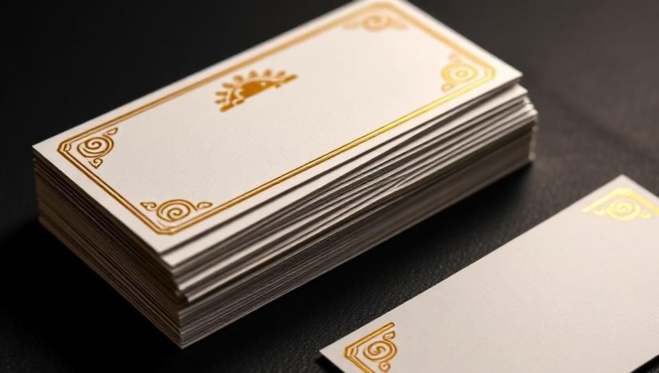 Premium business cards